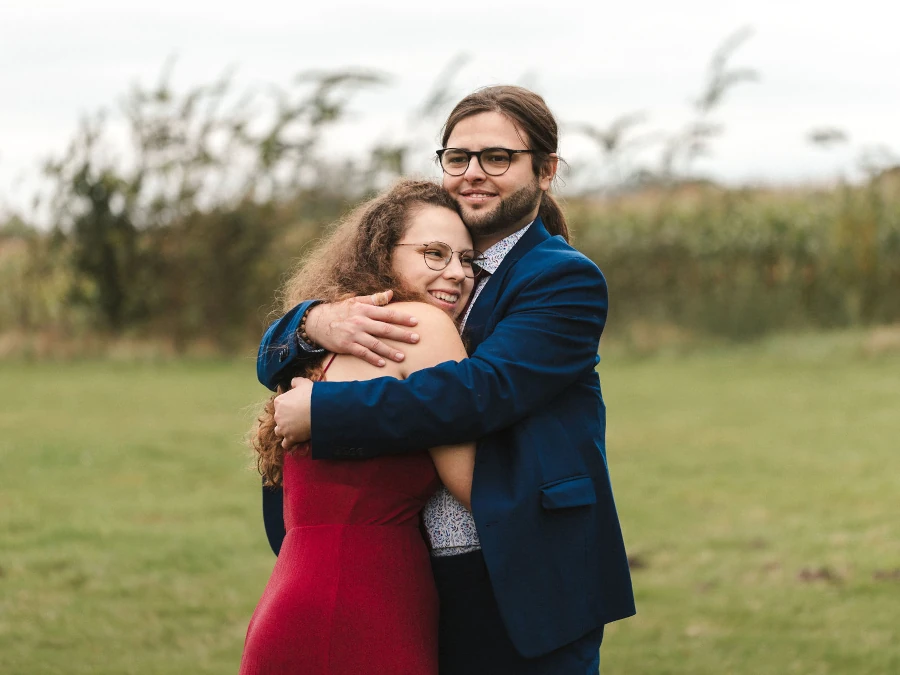 Een foto van Katrien en Stef